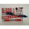 Marchi Vari RB15490 1041365.BL - Blu - - Penna a sfera a scatto con clip e fusto trasparente. Dotata di grip antiscivolo per un maggior controllo e comfort + fornita di refillcon inchiostro ad alta scorrevolezza per una scrittura morbida, facile e …