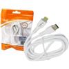 Apple TPC-9257 - Bianco - 3A - 100 cm. - Cavo ricarica rapida TYPE C a LIGHTING (APPLE) 3A, 100 cm.