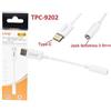 Marchi Vari TPC-9202 - Bianco - Cavo da TYPE-C A JACK 3,5 femmina