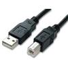 Marchi Vari P019-UB2-ABMM - Nero - 1,8 metri - Cavo USB 2.0 tipo A-B - 1,8 mt.