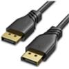 Atlantis P019-DP_12-2 , CAVO DISPLAYPORT ATLANTIS DP V.1.2 SCHERMATO IN RAME. Supporta 4K / 60Hz - CONNETTORI M/M. LUNGHEZZA 2 MT
