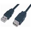 Marchi Vari ICOC U2-AA-50-EX - Nero - 5 metri - Cavo/Prolunga USB 2.0 USB-AM / USB-AF
