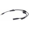 Marchi Vari ICOC 20-SB-HP-005 ICOC20SBHP005 - Nero - 30 cm. - Adattatore stereo 3,5 mm sdoppiato per condivisione audio - Ideale per condividere la musica con 2 set di cuffie/auricolari da una sorgente audio (smartphone, tablet, lettori MP3, ecc.) - 3,5 …