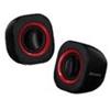 Atlantis P003-C03-B, SoundPower 410 - Nero - 2,5W x 2 - CASSE MINI PER PC E PORTATILE - USB - Regolatore del volume - Amplificatore integrato - Alimentazione USB - Output: 2.5 W x 2 RMS - Dimension (WxHxD): 72x82x75mm - Confezione 2 Speakers.