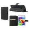 Samsung CP1253OR1B - Nero - - Custodia per Samsung G900F Galaxy S5 in ecopelle colore black. - Questa custodia + elagante, sicura e praticissima. - Protegge il tuo dipositivo preferito da graffi, danni e polvere. - Presenti 2 scomparti per carte di …