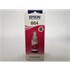 Epson C13T66434A, C13T664340, EPSON T664 - Magenta - 70 ml - 6.500 pag. - Inchiostro ORIGINALE EPSON per Expression ET 2500 Series, L 100, L 200, L 355, EcoTank ET 2500, EcoTank ET 2500 Series, EcoTank ET 2550, EcoTank ET 2600, EcoTank ET 2600 Series, …