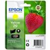 Epson C13T29844010 EPSON 29 - Fragola - Giallo - 3,2 Ml. - 180 pag. ORIGINALE EPSON per EXPRESSION HOME XP 435, EXPRESSION HOME XP 330 SERIES, EXPRESSION HOME XP 335, EXPRESSION HOME XP 332, EXPRESSION HOME XP 430 SERIES, EXPRESSION HOME XP 235, …
