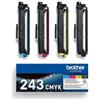 Brother TN-243CMYK value, TN-243BK - TN-243C - TN-243M - TN-243Y, TN243BK - TN243C - TN243M - TN243Y TN-243 CMYK - 4 Colori - KIT 4 Toner ORIGINALI Brother per DCP L 3500 Series, DCP L 3510 CDW, DCP L 3550 CDW, HL L 3200 Series, HL L 3210 CW, HL L 3230..