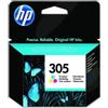 HP 3YM60AE, HP 305 - 3 Colori - 100 pag. - ORIGINALE HP per DeskJet 2320, DeskJet 2700 Series, DeskJet 2710, DeskJet 2720, DeskJet 2721, DeskJet 2722, DeskJet 2723, DeskJet 2724, DeskJet 2732, DeskJet 2752, DeskJet 2755, DeskJet Plus 4100 Series, …