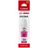 Canon 3404C001, GI50M, GI-50-M 50 - Magenta - 70 ml. - Flacone Inchiostro ORIGINALE CANON per Canon Pixma G 5050, Canon Pixma G 6050, Canon Pixma G 7050