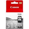 Canon 2969B001, PG-512, PG512 - Nero - 15 ml - ORIGINALE Canon per Pixma IP 2700, Pixma IP 2702, Pixma MP 230, Pixma MP 240, Pixma MP 250, Pixma MP 252, Pixma MP 260, Pixma MP 270, Pixma MP 272, Pixma MP 280, Pixma MP 282, Pixma MP 480, Pixma MP 490, …