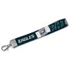 Rico Industries NFL Football Philadelphia Eagles cordino da polso portachiavi, carino cinturino portachiavi per donne uomini chiavi auto badge carta portafoglio telefono fotocamera