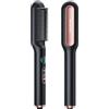 Wavytalk Spazzola lisciante Ionici, Piastra Capelli e Spazzola 2 in 1, Anti-Scottatura Pettine lisciante in ceramica con display per uso quotidiano, Doppia tensione (100-240V), Spina EU