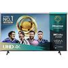 Hisense Smart TV 55" 4K UHD LED Vidaa Dolby Vision HDR10+ Classe E Nero 55A6Q HISENSE