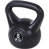 HOMCOM Kettlebell da 8 kg per Sport e Fitness in PVC con Sabbia e Maniglia Liscia Anti-Sfregamento|Aosom
