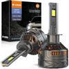 D-Lumina Lampadina LED H1,180W 40000LM 6500K Luce Bianca Fredda,800% Luminosità, Kit Di Conversione LED Bianco Xeno,H1 LED Canbus Senza Errori,Impermeabile IP68,Angolo Del Fascio Perfetto.