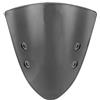 Kuuleyn Deflettore del vento per moto, parabrezza per parabrezza per moto adatto per Kawasaki ER-6N ER6N 2012-2014(Nero)