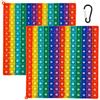 Zyiphor Tabellina Pop It 2-in-1 (12x12 & 12+12) - Giocattolo Sensoriale Anti-Stress con Tavola Pitagorica, Popit Fidget Toys - Gioco Educativo Montessori in Silicone per Bambini e Adulti