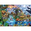 Schmidt Spiele 58866 Panorama della fauna selvatica, Puzzle da 1500 pezzi