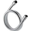 SwissWave - Flessibile Doccia PVC - Filettatura Standard 1/8 - Anti-Torsione Resistente alla Corrosione - Design Moderno - Flessibilità Ottimizzata per Bagno - 125 cm - Argento