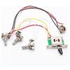 Unxuey Strat Chitarra Cablaggio Precablato 3x 500k Pentole 1 Volume 2 Tone Control Manopole 5 Way Switch
