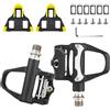 Builrand Pedali per Bicicletta SPD, Pedali Per Bicicletta in Alluminio Pedali Bici da Corsa Compatibili Con Shimano SPD-SL,Pedali Bici da Strada con Cleats per MTB,Ciclismo,Spin Bike, Road Bike, Touring