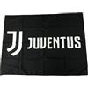 Juventus Bandiera Nera Nuovo Logo 100% Poliestere
