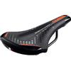 Selle Montegrappa Sella Montegrappa da Bici per Uso E-MTB-GRAVEL Menador 3400, in Memory Foam Nero/Arancione