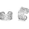 CUPENDA Orecchini in filigrana, in argento Sterling 925, con clip in filigrana, orecchini non piercing per donne, 0.47 inches * 0.29 inches, Argento sterling, Non pietra preziosa