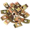 QUARKZMAN M8 Mezza Luna Dadi Rondelle 22pz Ferro Mezza Luna Dadi Distanziatore Rondella Distanziatore Connettore Hardware Raccordi Bronzo