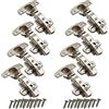 SOTECH 8 pezzi Cerniera a vasistas Hettich Sensys 8645i TH52 Angolo di apertura 110° Battuta d'angolo Altezza cerniera (Distanza): 1,5 mm con cerniera automatica incl. viti M4x16mm