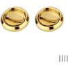 SYDARSYN 2 pezzi maniglie per porta scorrevole da incasso tonda maniglia per porta dell'armadio manopole per cassetti anello in acciaio inossidabile Tirare per cassetti armadietto 38mm