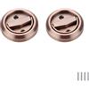 SYDARSYN 2 pezzi maniglie per porta scorrevole da incasso tonda maniglia per porta dell'armadio manopole per cassetti anello in acciaio inossidabile Tirare per cassetti armadietto 38mm
