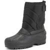 Polar Uomo Letame Cinturino in Nylon Anatra Inverno Ballerina Pioggia Stivali - BLK47 AYC0147
