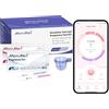 MomMed Kit di Test Ovulazione e Gravidanza (HCG 25-LH80), Alta Sensibilità di 25 mIU/ml, 25 Strisce Test di Gravidanza, 80 Strisce Test di Ovulazione, 105 Contenitori di Raccolta dell'Urina