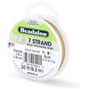 Beadalon - Rocchetto di Filo a 7 Fili, Lunghezza 9,2 m, Diametro 0,46 mm, Colore: Oro