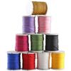 Luabue 10 Colori Filo di Cera 0.8mm Cordino di Cotone Cerato 10m Poliestere Macramèper Collane Cordino Colorato Taglia Fili Spaghi, DIY Gioielli, Fili di Perline