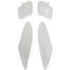 cyclingcolors 4x lente freccia Protezione in plastica per lenti indicatori di direzione anteriori e posteriori per moto, scooter e ciclomotori compatibili con MBK Booster Yamaha BW's