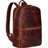 STILORD Kellis Zaino Grande in Pelle Vintage per Uomo & Donna - Zaino Portatil con Scomparto Laptop 15 Pollici - Zaino Vera Pelle per Lavoro, Università & Tempo Libero Colore:marrone scuro