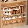 ViWaVee Scarpiera Appendibile Per Armadio, Estendibile Da 40 cm a 70 cm, Ideale Per Organizzare Armadio In Cucina O Nella Conservazione Degli Indumenti. (Bianco-1 articolo)