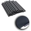 AlaskaPrint 30x Clip di Montaggio Clips di Fissaggio per Strisce di Protezione visiva PVC Strisce di Fissaggio Tappetini a Doppia Asta Antracite
