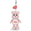 NICI Orsetti del Cuore, Amororsa 62804 - Ciondolo per Borse a Forma di Orsacchiotto, Simpatico Accessorio in Tessuto Peluche, Portachiavi per Borsa, Zaino e Auto, 15 cm, Rosa