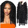 Romface Brasiliana Burmese Kinky Curly Bundles Human Hair Capelli Umani Ricci Brasiliani 14 14 14 Pollici Extension Capelli Veri Curly Weave Hair Bundles for Women Naturale Colore Nero