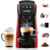 CAPXSNOB Warriors1 Macchina da Caffè Capsule 5in1 per Nespresso OL, Dolce Gusto, Lavazza A Modo Mio, FAP Espresso Point e Caffè Macinato, 20bar, 0,8L, Calore e Quantità Regolabili, Compatta per Casa e Ufficio