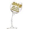 Bombo Bicchiere in Vetro Calice storto per compleanno 18 anni in lingua Tedesca - 440 ml