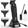 Fagaci Macchinetta per Capelli Professionale Zero Gap, Trimmer Barba Affilatura 5 Volte Più Duratura Tagliacapelli Professionale, Brushless Motor Rasoio Capelli Uomo 0 mm, Tagliacapelli a Zero