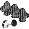 yqdnboi 3 pezzi Casco traspirantefoderacasco, Imbottituramotofacile, Pad for accessoricaschimoto, Foderapercascomoto, Fodera per casco traspirante, Casco moto fodera, riutilizzabili e lavabili