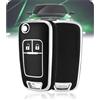 LELNOOS Cover Chiave Auto, Silicone Custodia Chiave Protettiva Copri Chiavi per Opel Vauxhall Corsa D E Adam Astra J Mokka X Insignia Zafira C Tourer Meriva B Cascada Chevrolet Cruze, 2 Tasti