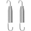 Larcele Molle per Tubo di Scarico per Moto, 2 pezzi 65mm Molle di scarico montaggio per moto in Acciaio Inox MT/TH-01