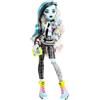 Monster High Frankie Stein, set di bambole di benvenuto, con 15 accessori, tra cui poster, adesivo, Pet Watzit e altro (esclusiva Amazon)